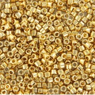 Miyuki delica Beads 11/0 - 24kt light gold plated DB-34